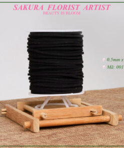 ruy băng sợi da lộn đen