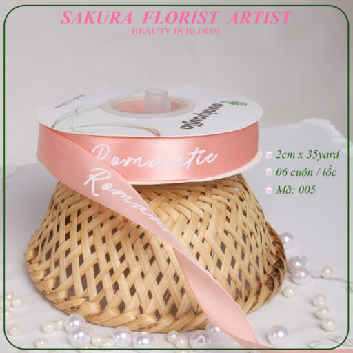 Ruy Băng In Chữ Romantic, Loại 2.0cm