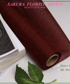 lưới vải bao bố gói hoa mã 277