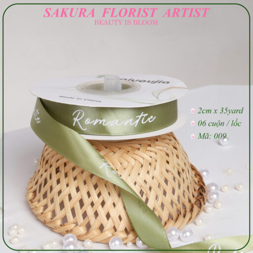 Ruy Băng In Chữ Romantic, Loại 2.0cm