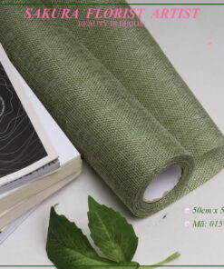 lưới vải bao bố gói hoa mã 563