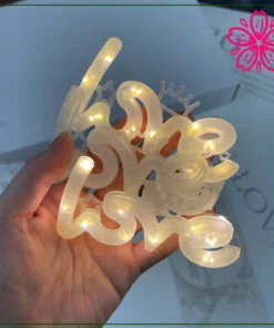 Đèn Led Chữ Love Trang Trí Decor Bó Hoa, Quà Tặng, Bánh Sinh Nhật, Đèn Led Chữ 3 Chế Độ 1 Den led chu Love 6x10.5cm 3 che do – Lang man am ap tai Phu Kien Hoa Sakura