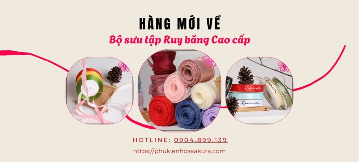 Trang chủ 24 Banner Ruy băng cao cấp, hàng mới về