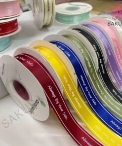 ruy băng in chữ Always By Your Side