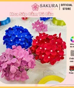 Hoa Sáp Cẩm Tú Cầu Cao Cấp