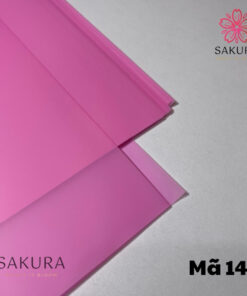 Giấy Gói Hoa Bóng Mờ Một Mặt Trơn 58x58cm mã 14