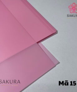 Giấy Gói Hoa Bóng Mờ Một Mặt Trơn 58x58cm mã 15