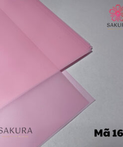 Giấy Gói Hoa Bóng Mờ Một Mặt Trơn 58x58cm mã 16