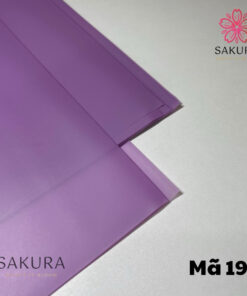 Giấy Gói Hoa Bóng Mờ Một Mặt Trơn 58x58cm mã 19
