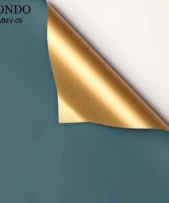 giấy gói hoa màu mạ vàng xanh nâu