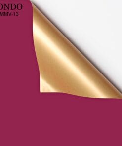 giấy gói hoa màu mạ vàng đỏ đô