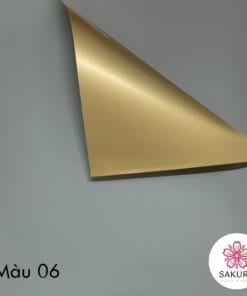 giấy gói hoa màu mạ vàng 06