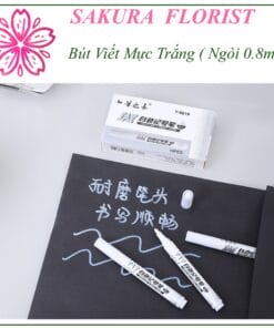 Bút viết lên gương màu trắng 0.8mm – Sáng tạo thông điệp tại Phụ Kiện Hoa Sakura