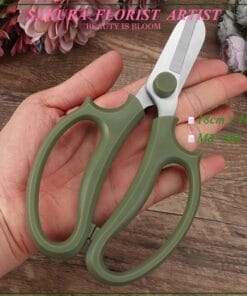 Kéo cắt tỉa cành hoa Nhật Bản D18xR10cm nâu