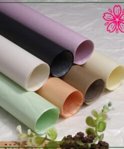 Giấy Nến Gói Hoa Nhăn Trơn 50x70cm – Tinh Tế, Sang Trọng tại Phụ Kiện Hoa Sakura