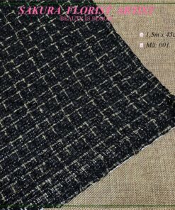 Vải Dạ Tweed Kèm Cốt Giấy Bó Hoa 1.5m x 45cm 5 Vải Dạ Tweed Kèm Cốt Giấy Bó Hoa 001