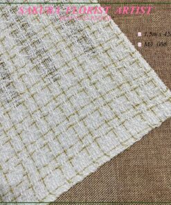 Vải Dạ Tweed Kèm Cốt Giấy Bó Hoa 1.5m x 45cm 4 Vải Dạ Tweed Kèm Cốt Giấy Bó Hoa 008