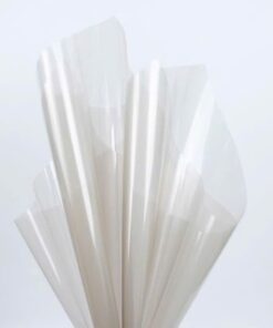 Giấy Kiếng Thạch Màu Trong Suốt 58x58cm cafe sữa