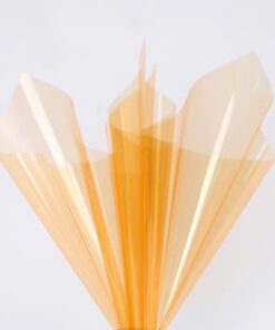 Giấy Kiếng Thạch Màu Trong Suốt 58x58cm vàng