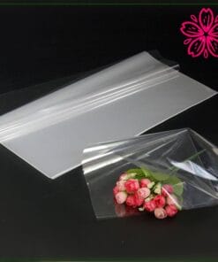 Giấy Gói Hoa Bóng Kính Viền Màu Trong Suốt 55x55cm 8 giấy bóng kính không viền