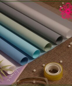 giấy bóng kính một mặt màu