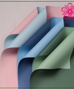 Giấy Gói Hoa Hai Mặt Màu, KT 58x58cm