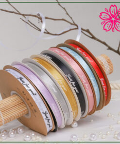 Ruy Băng In Chữ Just For You 1.0cm x 32 Yard – Yêu Thương Tinh Tế tại Phụ Kiện Hoa Sakura