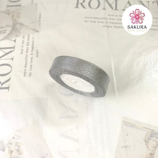 Ruy Băng Nhũ Vàng, Bạc kim tuyến – Loại 2-4cm x25yard