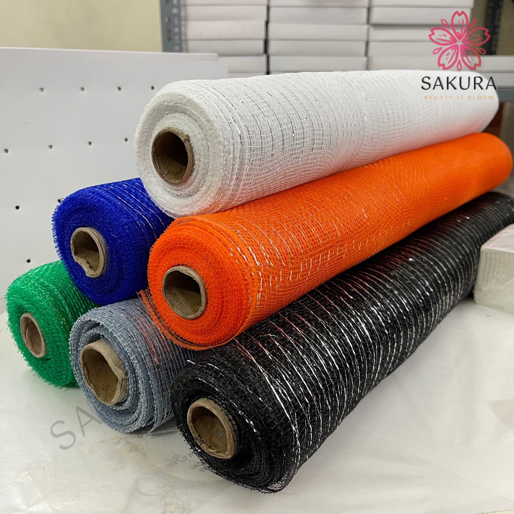 Lưới gói hoa là gì? Top các loại lưới gói hoa đẹp và cách chọn cho từng kiểu bó 21 Lưới Kim Tuyến gói hoa