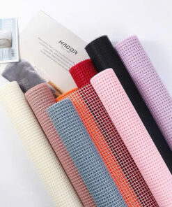 lưới ô vuông gói hoa