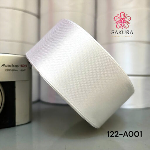 ruy băng satin trơn 4cm 122-A001