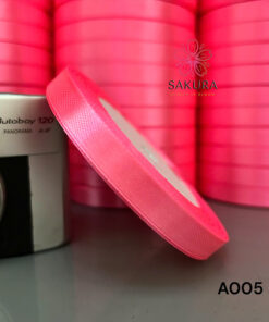 ruy băng satin trơn 1cm A005