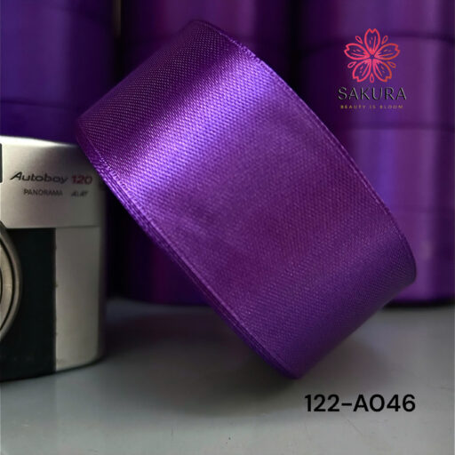ruy băng satin trơn 4cm 122-A046