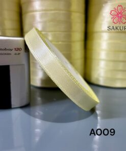 ruy băng satin trơn 1cm A009