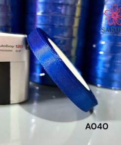 ruy băng satin trơn 1cm A040