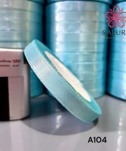 ruy băng satin trơn 1cm A104