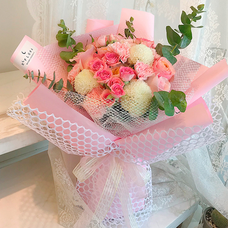 Lưới tổ ong gói hoa